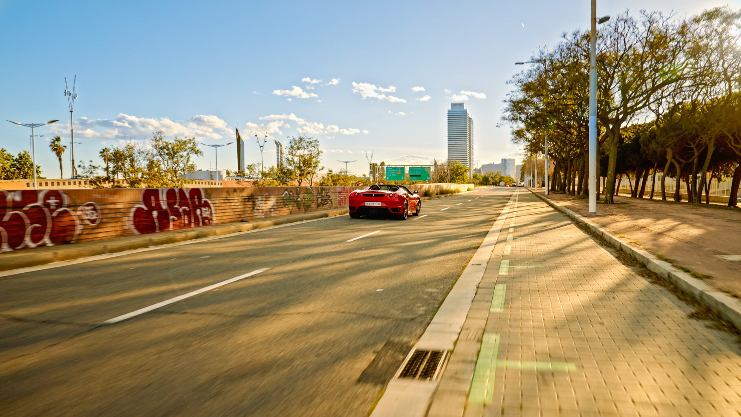 Conducir un Porsche en carretera