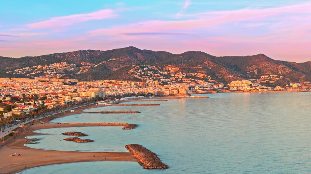 coche deportivo de lujo en Sitges