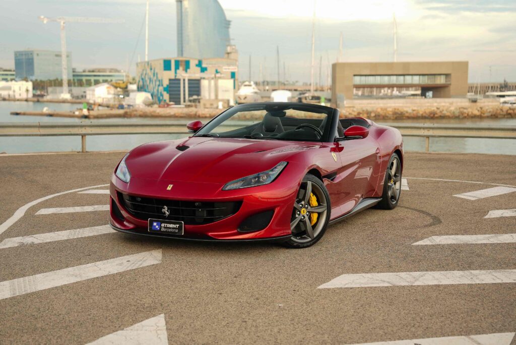 ferrari portofino spyder rojo mate