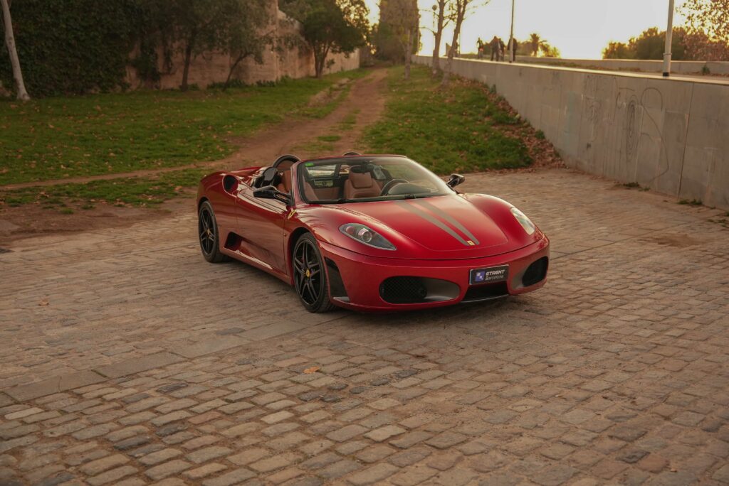 Ferrari f430 rojo potencia murales paisajes
