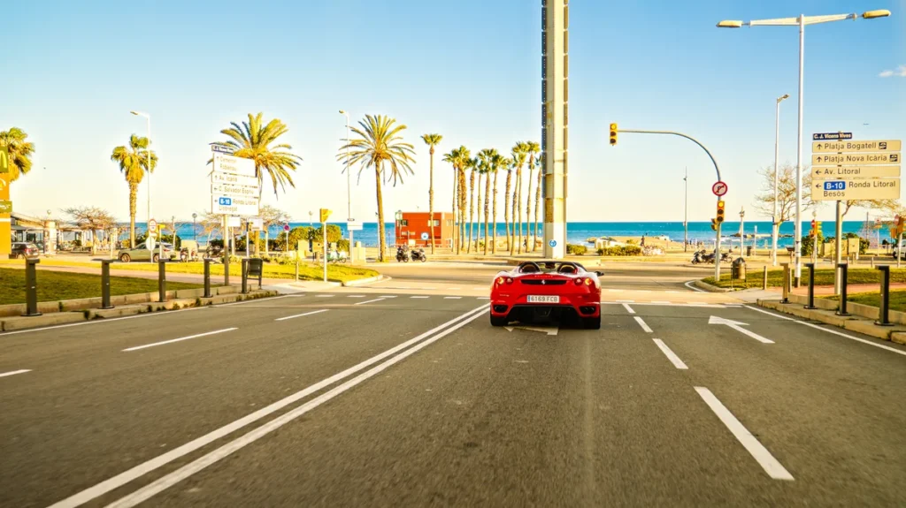 Ferrari F430 Spider expérience sur la plage de Barcelone GT Rent