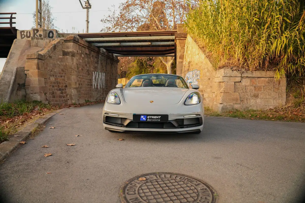 porsche 718 boxster azul alquiler en barcelona